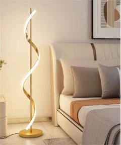 Modern LED Floor Lamp Stylish And Functional Gold Color Modern LED Floor Lamp Stylish And Functional Gold Color